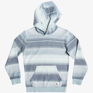 Quicksilver Great Otway Hoodie - Small - Blue Stripe *EUC*